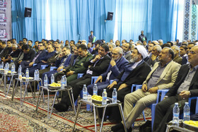 مراسم بزرگداشت آیت‌الله رئیسی و شهدای خدمت در کرمان