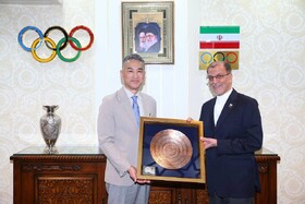 دیدار سفیر ژاپن با مسئولان کمیته ملی المپیک/ تاماکی: با کاروان اعزامی به ناگویا همکاری خواهیم داشت