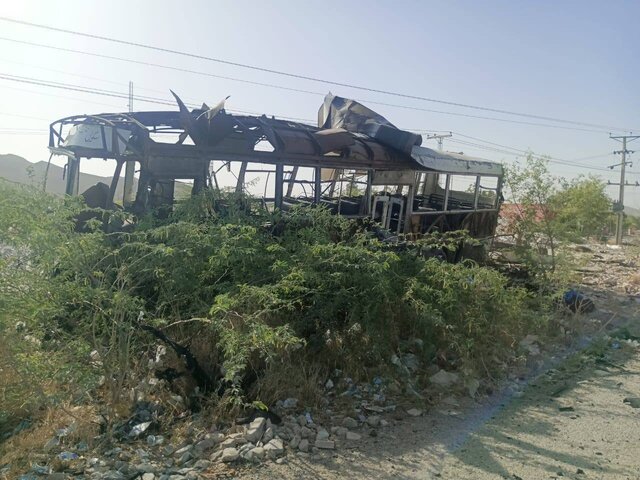 حمله انتحاری به یک سرویس مدرسه در بلوچستان پاکستان 