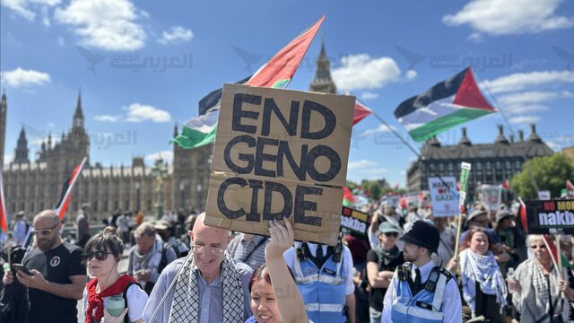 تظاهرات میلیونی در لندن به مناسبت سالروز فاجعه فلسطین، ۱۷ مه ۲۰۲۵ سوئد به دنبال اعمال تحریمهای اروپایی علیه برخی از وزرای صهیونیست