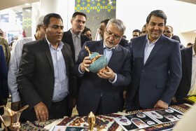 مراسم افتتاح اولین جشن ملی بومگردی‌های ایران در کرمان با حضور رضا صالحی امیری زیر میراث فرهنگی، گردشگری
