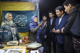 نمایشگاه راه ادویه در حاشیه مراسم افتتاح اولین جشن ملی بومگردی‌های ایران - کرمان