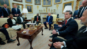 دفتر بیضی کاخ سفید ترامپ؛ اتاق وحشت رهبران جهان