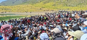 همایش پیاده‌روی به مناسبت آزادسازی خرمشهر در کوه گل سی سخت برگزار شد
