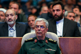سردار سرلشکر محمد باقری، رئیس ستاد کل نیروهای مسلح در اولین کنگره الگوی حکمرانی شهید سید ابراهیم رییسی