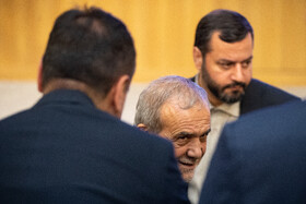 مسعود پزشکیان، رییس جمهور در همایش«نوآوری، خلاقیت و مهندسی در ۸ سال دفاع مقدس»