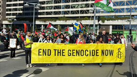 راهپیمایی‌های گسترده در سوئد، فرانسه و آلمان در اعتراض به محاصره غزه