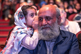 استاد مسعود نجابتی در مراسم تجلیل از هنر مسعود - قم
