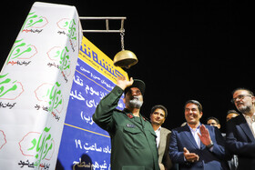 مراسم افتتاح فاز سوم تقاطع غیرهم‌سطح شهدای خلبان-کرمان