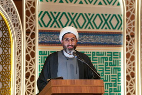 سخنرانی حجت‌الاسلام والمسلمین محمد دادسرشت مدیرکل فرهنگی نهاد نمایندگی مقام معظم رهبری در دانشگاه‌های کشور در اختتامیه سی‌ونهمین جشنواره قرآن و عترت دانشگاه‌های کشور در دانشگاه محقق اردبیلی