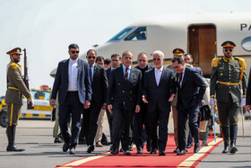 ورود شهباز شریف، نخست وزیر پاکستان به تهران