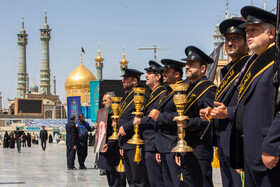 عزاداری خادمان کریمه اهل بیت(ع) در روز شهادت امام جواد(ع)