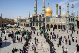 عزاداری خادمان کریمه اهل بیت(ع) در روز شهادت امام جواد(ع)