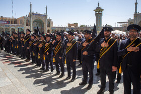 عزاداری خادمان کریمه اهل بیت(ع) در روز شهادت امام جواد(ع)