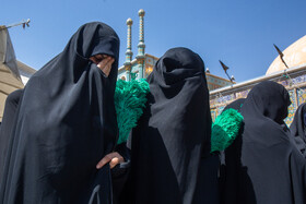 عزاداری خادمان کریمه اهل بیت(ع) در روز شهادت امام جواد(ع)