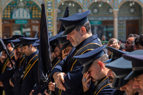 عزاداری خادمان کریمه اهل بیت(ع) در روز شهادت امام جواد(ع)