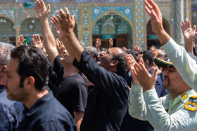 عزاداری خادمان کریمه اهل بیت(ع) در روز شهادت امام جواد(ع)