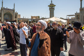 عزاداری خادمان کریمه اهل بیت(ع) در روز شهادت امام جواد(ع)