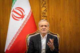 سخنرانتی مسعود پزشکیان رئیس جمهور پیش از عزیمت به کشور عمان