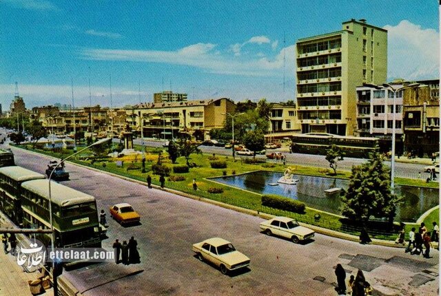 تصاویر دیدنی میدان بهارستان تهران از ۱۲۱۸ تا ۱۳۸۶