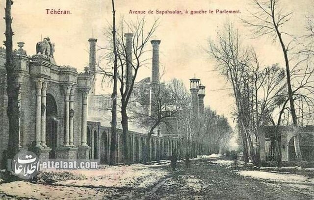 تصاویر دیدنی میدان بهارستان تهران از ۱۲۱۸ تا ۱۳۸۶