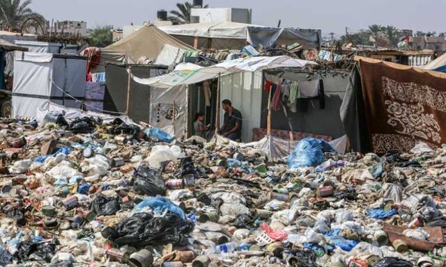 بحران انباشت زباله در نوار غزه