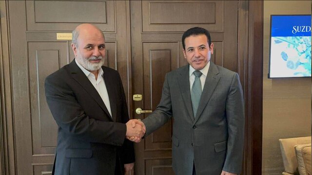 دیدار دبیر شورای عالی امنیت ملی با همتای عراقی