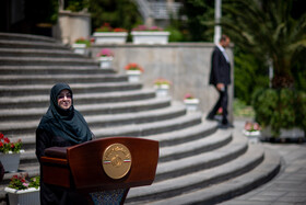 فاطمه مهاجرانی، سخنگوی دولت در حاشیه جلسه هیات دولت - ۷ خرداد