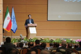 سخنرانی محمد حسن‌زاده سرپرست دانشگاه محقق اردبیلی در آئین تکریم رئیس سابق و معارفه سرپرست دانشگاه محقق اردبیلی