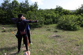 اولین مرحله مسابقات کشوری تری دی آرچری در شهرستان اهر