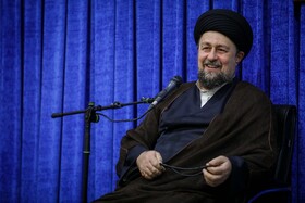 سخنرانی سید حسن خمینی در حاشیه مراسم تجدید میثاق وزیر و کارکنان وزارت امور خارجه با آرمان‌های امام راحل