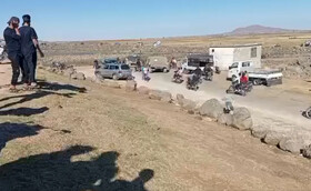 ساکنان القنیطره گشتی اشغالگران را بیرون کرده و پرچم اسرائیل را آتش زدند