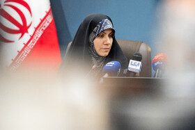 زهرا گلپایگانی، رئیس کارگروه ساماندهی مد و لباس کشور در نشست خبری سیزدهمین جشنواره مد و لباس فجر