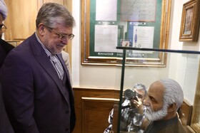 محمدرضا قلندر شریف، شهردار مشهد در آیین بهره‌برداری از خانه موزه ملک