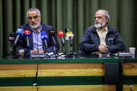 محمدعلی نادعلی زاده، مدیر مسئول پایگاه خبری جماران و محمدعلی انصاری دبیر ستاد مرکزی بزرگداشت امام خمینی (ره)
