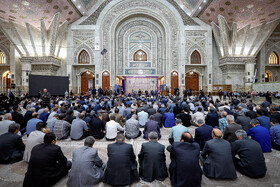 مراسم تجدید میثاق جهادگران و دانشگاهیان با آرمان‌های امام راحل