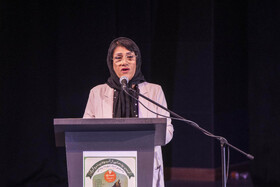 سخنرانی«سیما سهرابیان» مدیریت خانه هنر آفتاب نو در مراسم رونمایی و جشن امضا،کتاب پیتر و گرگ استاد شهداد روحانی در ساری