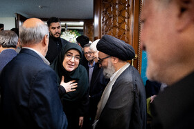 فاطمه مهاجرانی، سخنگوی دولت در مراسم ختم احمد هاشمی‌ رفسنجانی