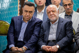 بیژن نامدار زنگنه در مراسم ختم احمد هاشمی‌رفسنجانی