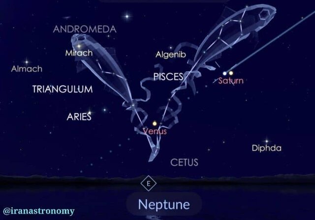 درخشش ناهید در آسمان بامدادی ۱۱ خرداد/همنشینی دیدنی «بهرام» و «ماه» در شامگاه یکشنبه