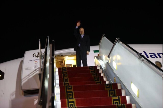 قالیباف تهران را به مقصد آمریکای لاتین ترک کرد قالیباف تهران را به مقصد آمریکای لاتین ترک کرد