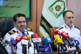 نشست خبری رئیس پلیس راهور تهران