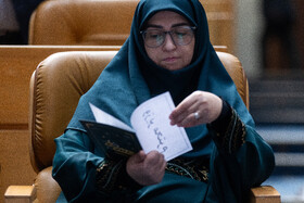 شینا انصاری، رئیس سازمان محیط زیست در همایش ملی بهره‌وری ایران ۱۴۰۴