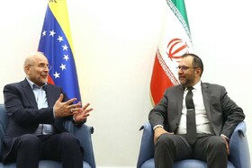 دیدار رئیس مجلس و وزیر خارجه ونزوئلا