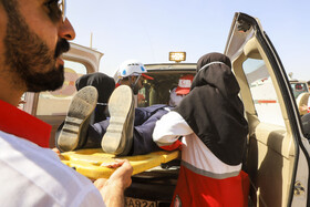 مانور ملی زلزله «خلیج فارس» در نجفشهر شهرستان سیرجان