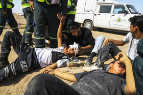 مانور ملی زلزله «خلیج فارس» در نجفشهر شهرستان سیرجان