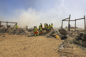 مانور ملی زلزله «خلیج فارس» در نجفشهر شهرستان سیرجان