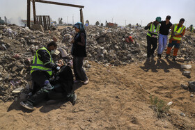 مانور ملی زلزله «خلیج فارس» در نجفشهر شهرستان سیرجان