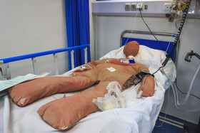 مانور ملی زلزله «خلیج فارس» در نجفشهر شهرستان سیرجان