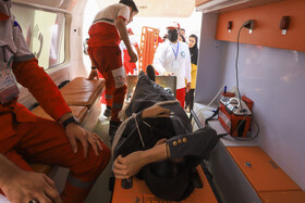 مانور ملی زلزله «خلیج فارس» در نجفشهر شهرستان سیرجان